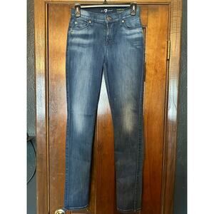7 for all mankind Roxanne Mid Rise size 25 made in USA